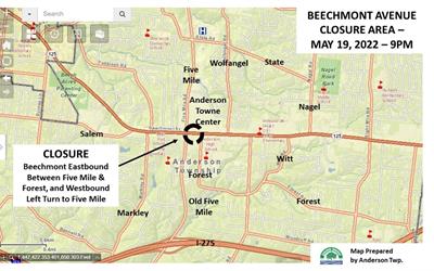 Beechmont Avenue EMERGENCY CLOSURES – Between Five Mile & Forest